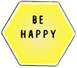 Be happy, font and transparent