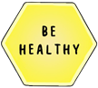 Be healthy, font and transparent