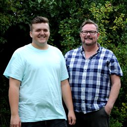 Foster carers Jack and Andy