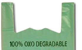 Oxo-degradable logo - put these plastics in your general waste bin
