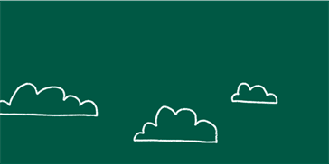 Hand drawn clouds