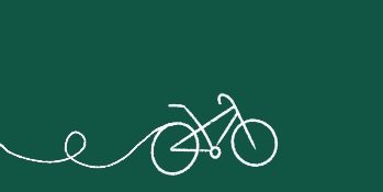 Line drawing of a bike