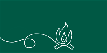 Hand drawn fire