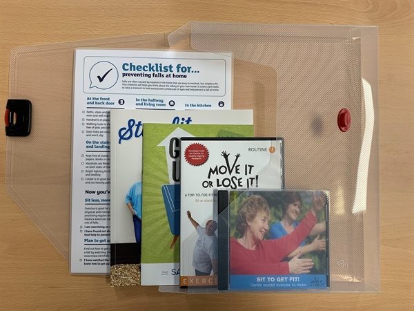 A 'move it or lose it' falls prevention pack