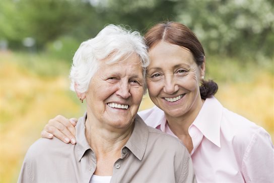 mother and daughter - dementia