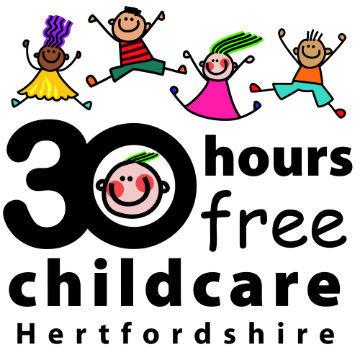 Free Early Education And 30 Hours Childcare Hertfordshire Hertfordshire S 30 Hours Free Childcare Logo