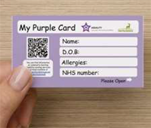purple card