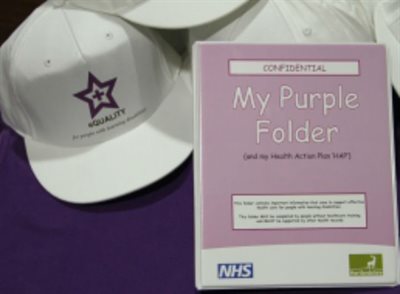purple folder