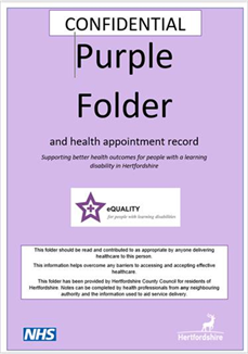 purple folder example
