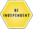 Be independent, font and transparent