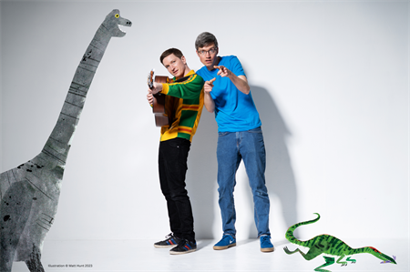 The great big dinosaur show with Mole and Gecko