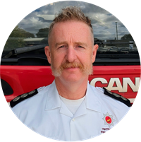 Paul Gallagher Watford Fire Station  Commander