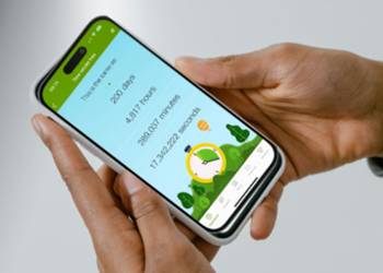 Smoke free app screen