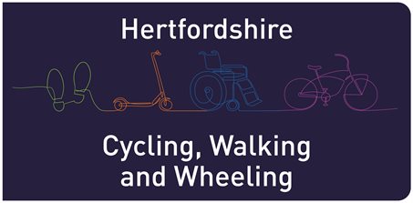 Herts cycling, walking & Wheeling logo