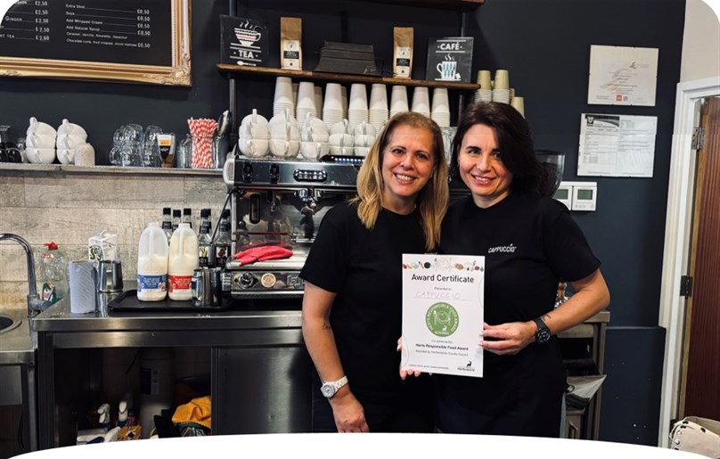 Cappuccio interior and staff