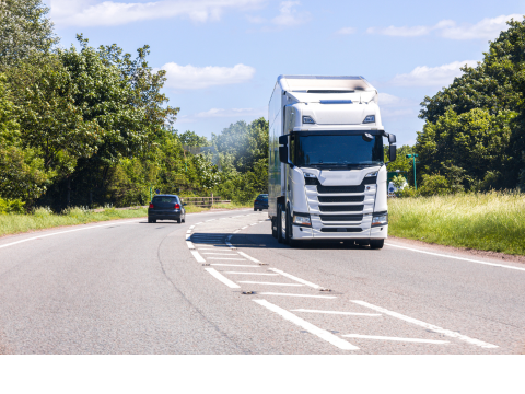 HGV on the road