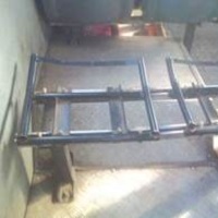 Bus stop seat damaged