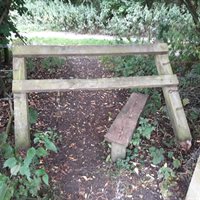 Public right of way gate or stile damaged
