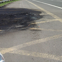 Road Traffic Incident (Spillage, surface damage by fire etc)