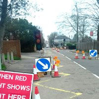 Temporary Traffic Lights -Out