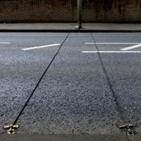 Traffic counter across road