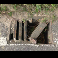 drain cover damaged