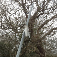 street light hanging