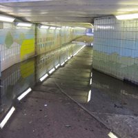 subway flooded