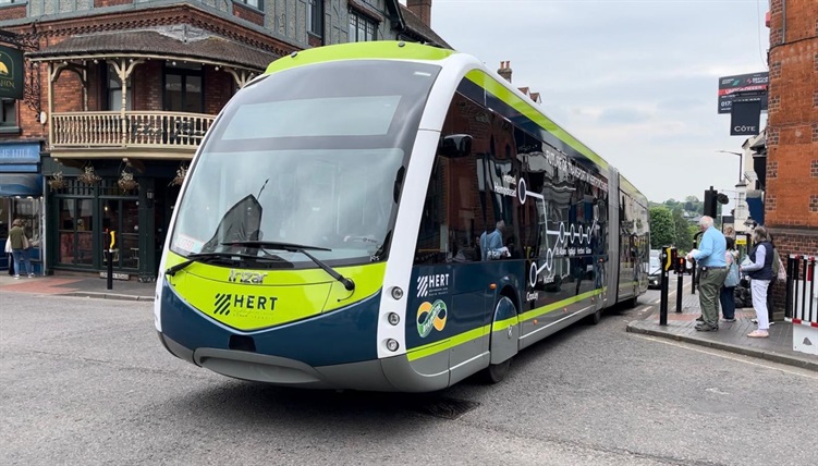 HERT vehicle at Peahen Junction in St Albans
