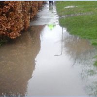 Footway Flooded