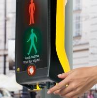 rotating cone on traffic light