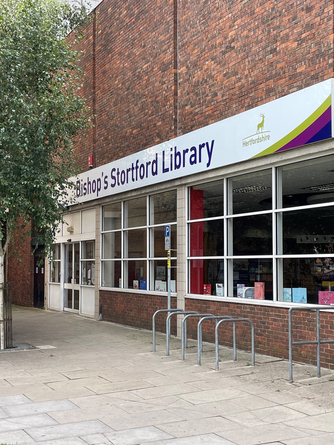 Bishops Stortford Library front outside 2