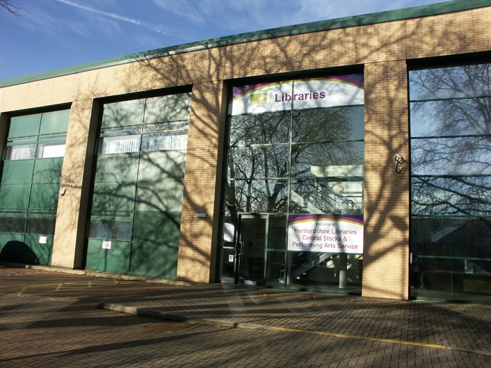 Central Stocks Unit and Performing Arts library in Welwyn Garden City.