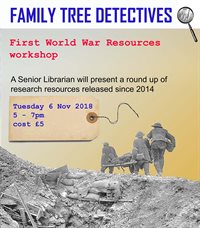 HALS Family Tree Detectives 6th Nov