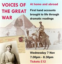 HALS Voices of the Great War 7th Nov