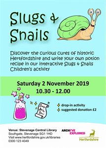 STE slugs and snails 2nd Nov