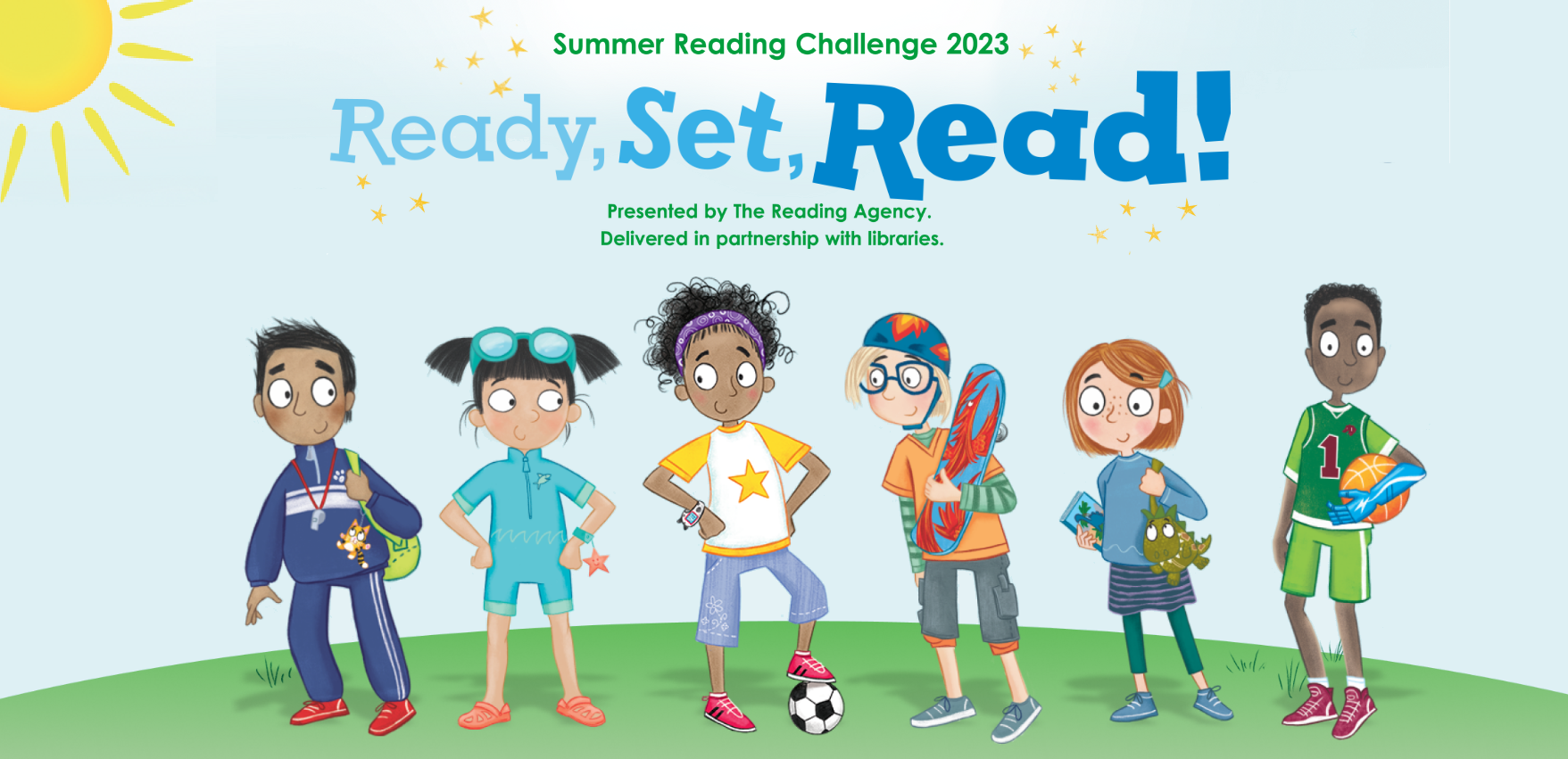 Ready Set Read! Summer Reading Challenge and the 6 characters