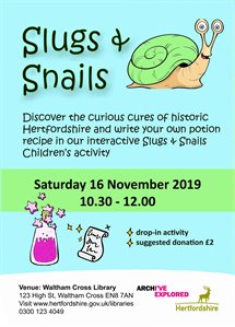 WAX slugs and snails 16th Nov
