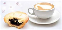 coffee and mince pie
