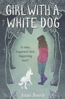 girl with a white dog