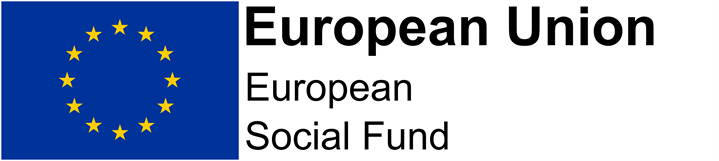 EU social fund logo with the European flag