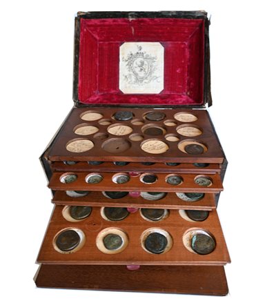 Bishops Stortford Museum - Coin cabinet