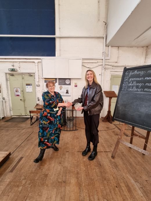 Laura Lennard St Albans Engagement Award with Julie Gregson HCC