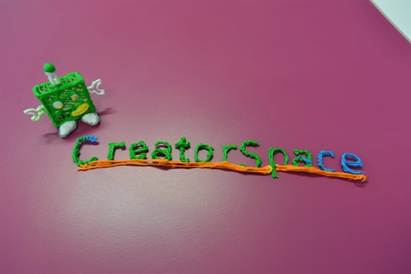 Creator space in playdough