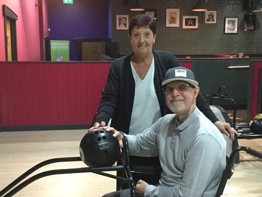 Heather and Phil bowling 600 X 400