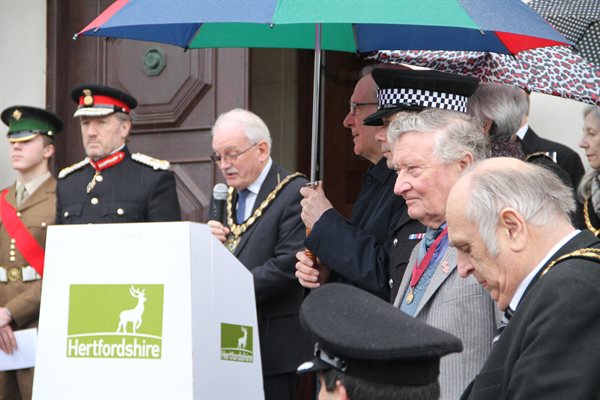 Richard Thake giving a commonwealth speech
