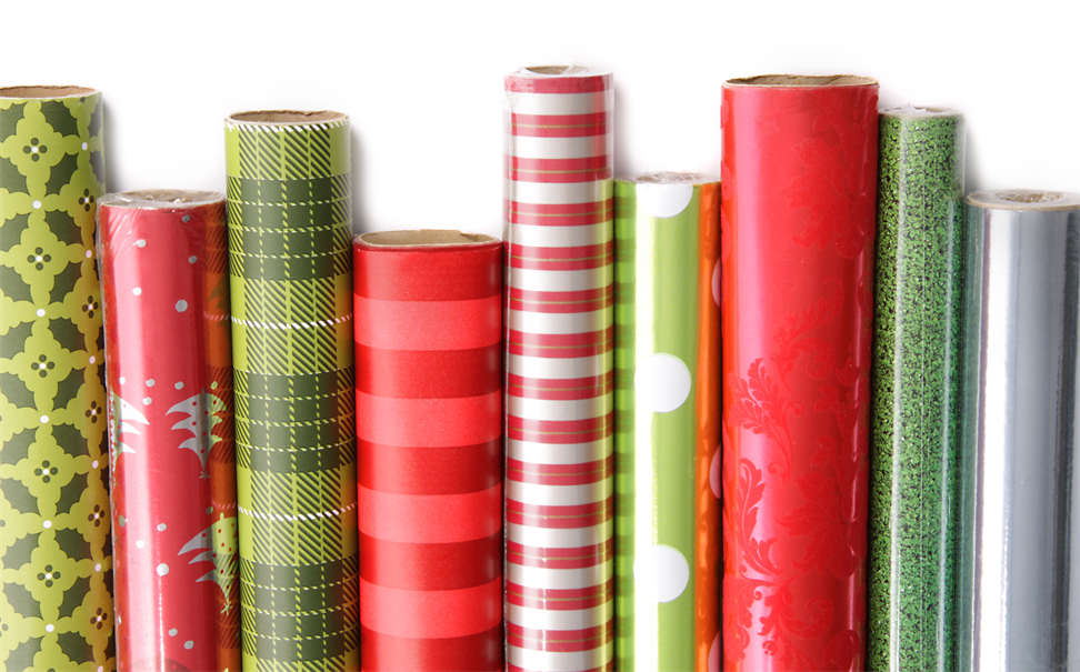 Wrapping paper.