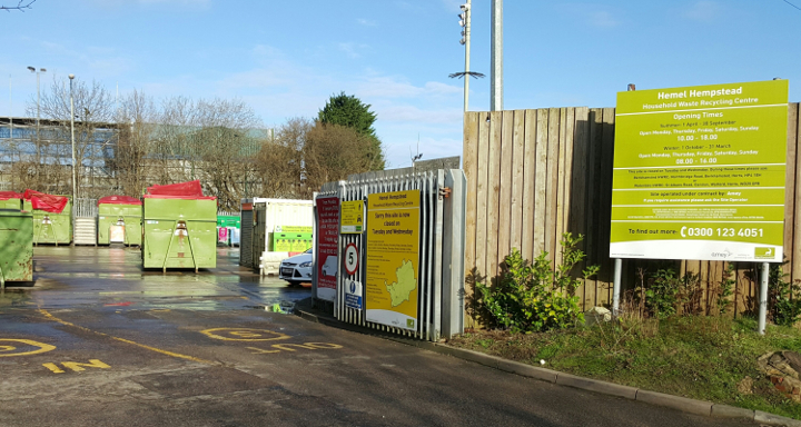 Hemel Hempstead household waste recycling centre