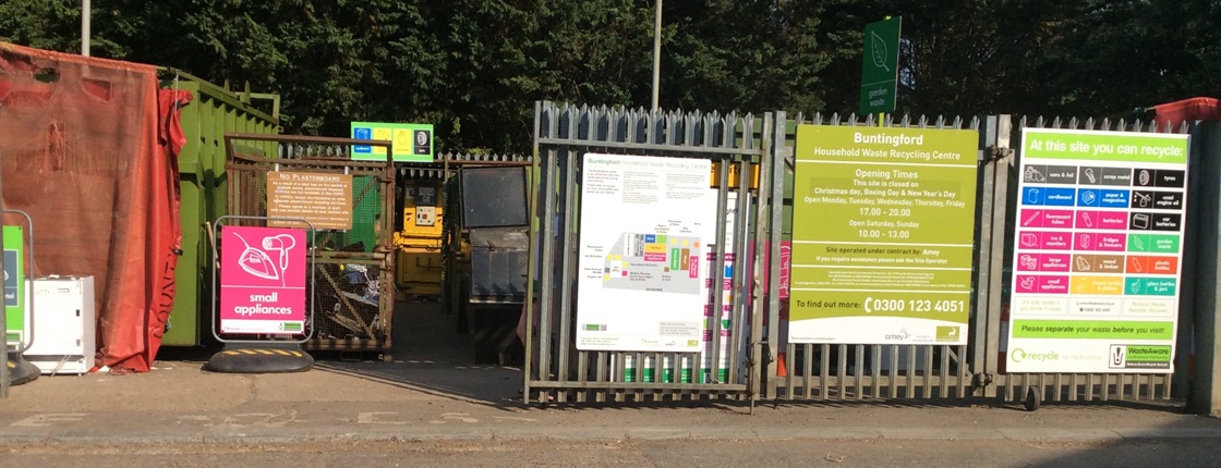 Buntingford household waste recycling centre