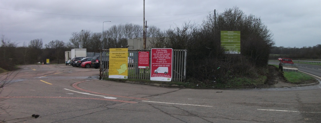 Cole Green household waste recycling centre